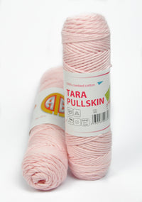 Tara Pullskin Combed Cotton Yarn — 50 g × 5 Balls (TARA PULLSKIN)