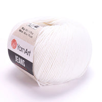 YarnArt Jeans Cotton Blend Yarn – 50 g – Pack of 10 (Y-ART/JEANS)