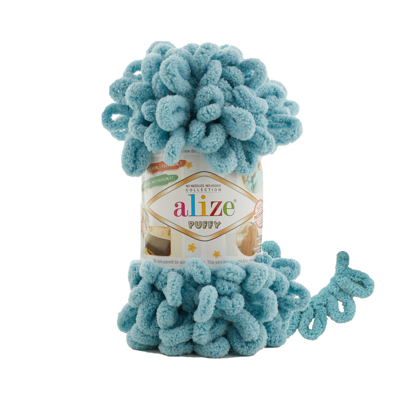 MICRO PL.YARN:5BLx100GR (500GM) (ALIZE/PUFFY)