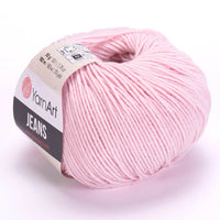 YarnArt Jeans Cotton Blend Yarn – 50 g – Pack of 10 (Y-ART/JEANS)