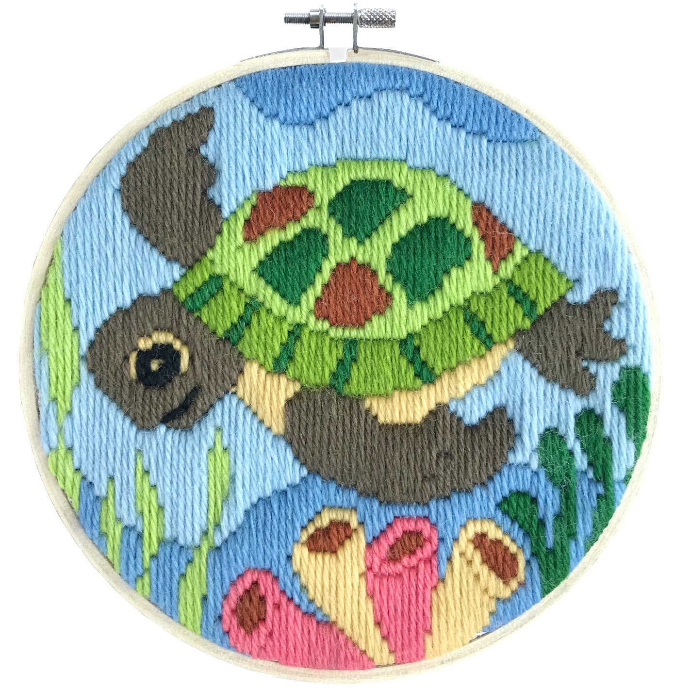 LONG STITCH KIT;ROUND 6" 8.7"X8.7" (LST3001)