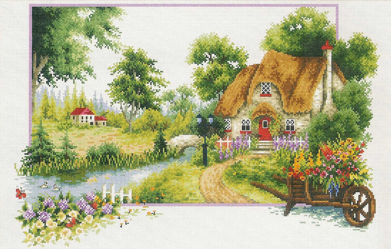 NO-COUNT CROSS STITCH KIT 18.1"X12.2" (640046)