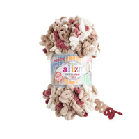 Alize Puffy Fine Color Loop Yarn – 5 x 100g (500GM) (ALIZE/PUFFY FINE-C)