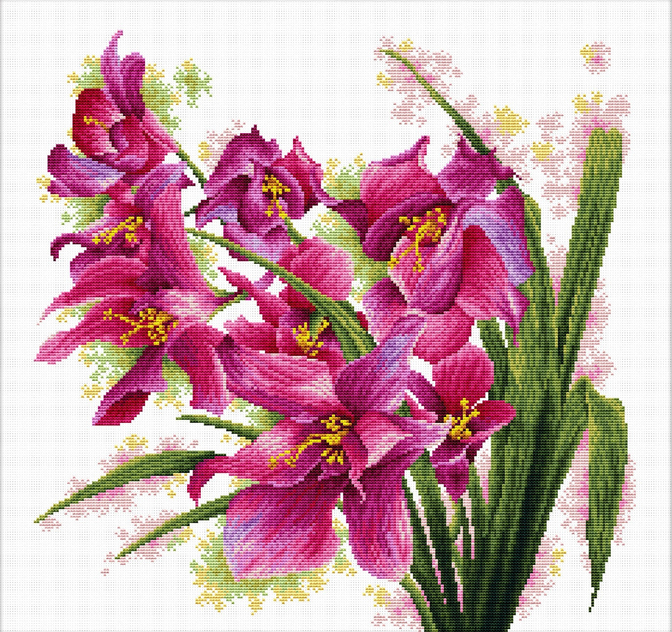 NO-COUNT CROSS STITCH KIT 15.4"X15.4" (640070)