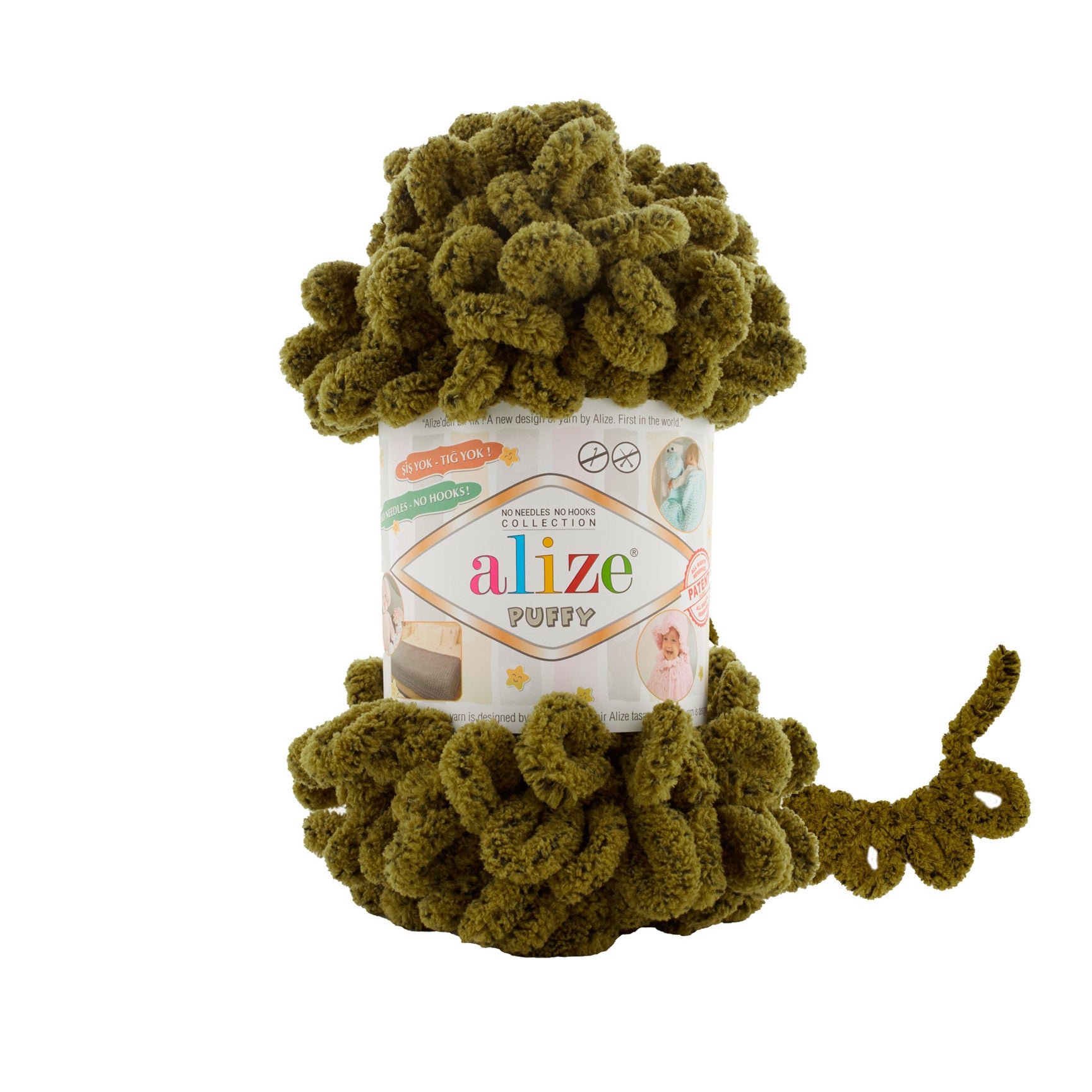 MICRO PL.YARN:5BLx100GR (500GM) (ALIZE/PUFFY)