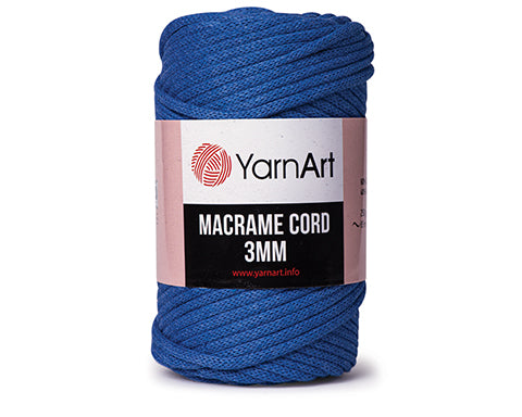 YARNART COTTON/POLYESTER CORD:3MM:250Gx4 (1KG) (Y-ART/MACRAME CORD)