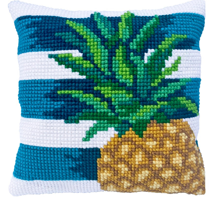 CROSS STITCH CUSHION KIT 15.8" X 15.8" (LH9.020)