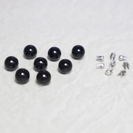 PLASTIC PEARL:ABT 25PC:6MM (REV-08)