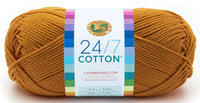 Lion Brand 24/7 Cotton Mercerized Yarn – 100 g – Pack of 3 (LION/24/7-COTTON)