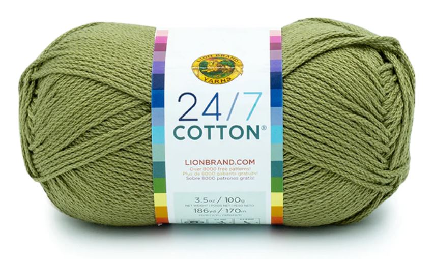 MERCERIZED YARN:100Gx3(300GR) (LION/24/7-COTTON)