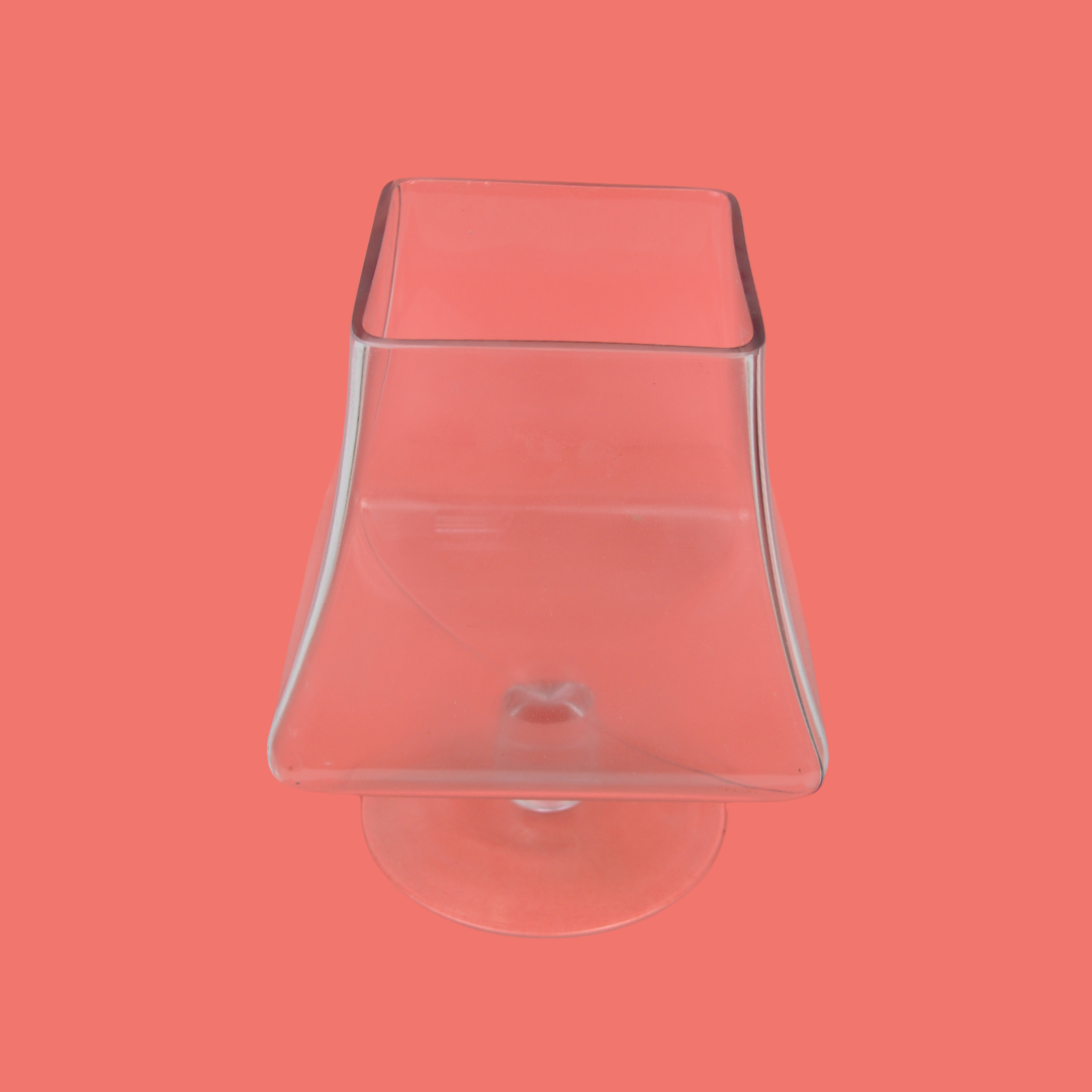 GLASS VASE:12*12*14.7*22.5CM (BB046)