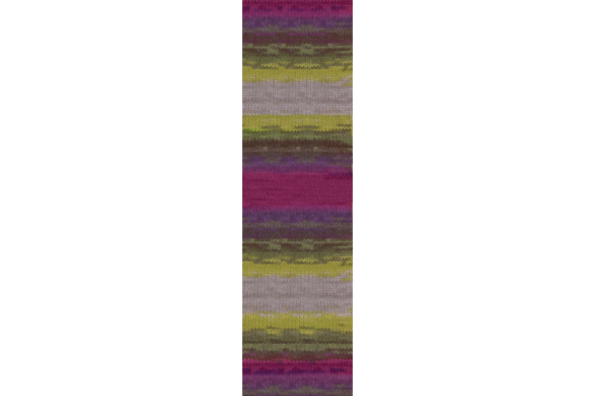 COT/ACY.YARN:5BLx100GR (500grm) (ALIZE/BURCUM BATIK)
