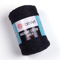 YarnArt Macrame Cotton Lurex Yarn – 250 g – Pack of 4 (Y-ART/COTTON LUREX)