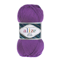 Alize Diva Plus Microfibre Yarn – 5 x 100g (500grm) (ALIZE/DIVA PLUS)