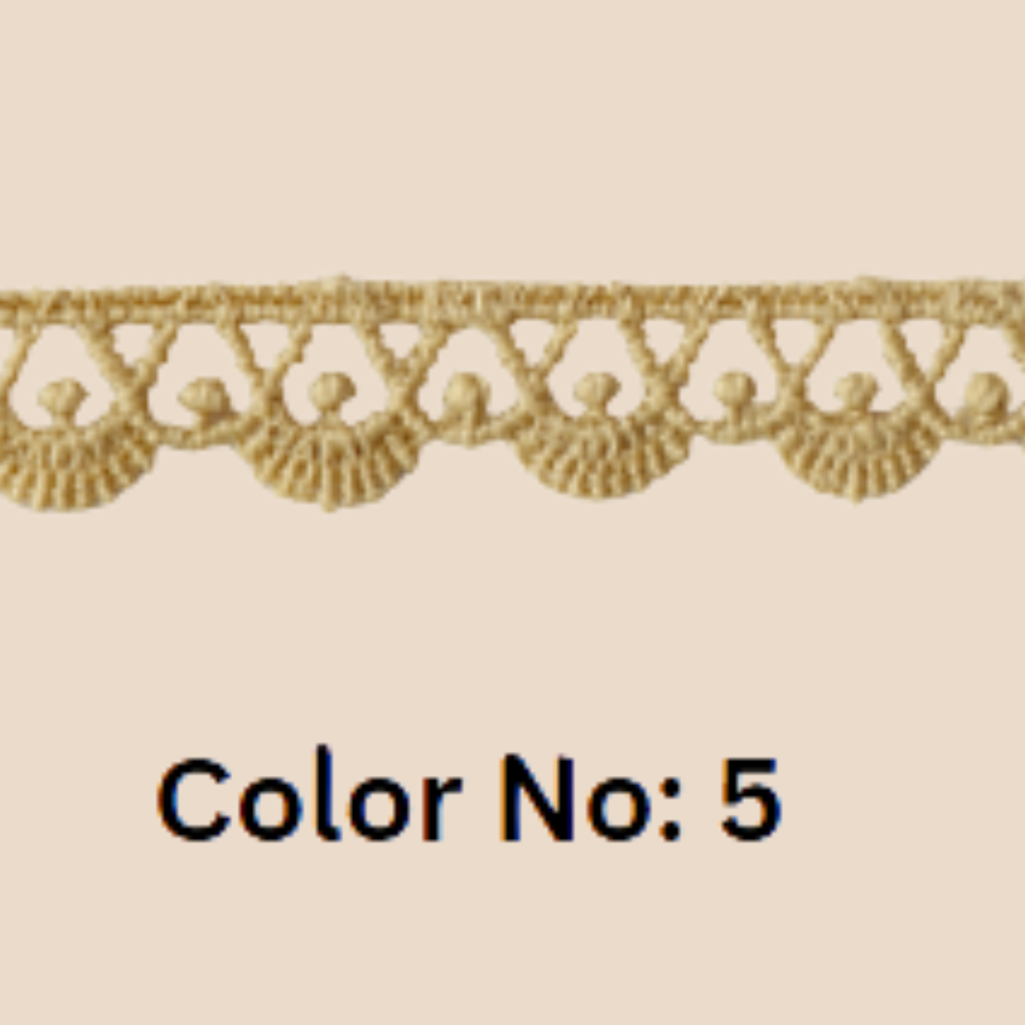 Guipure Lace Trimming – 0.5CM x 10MTR M-2 (M2)