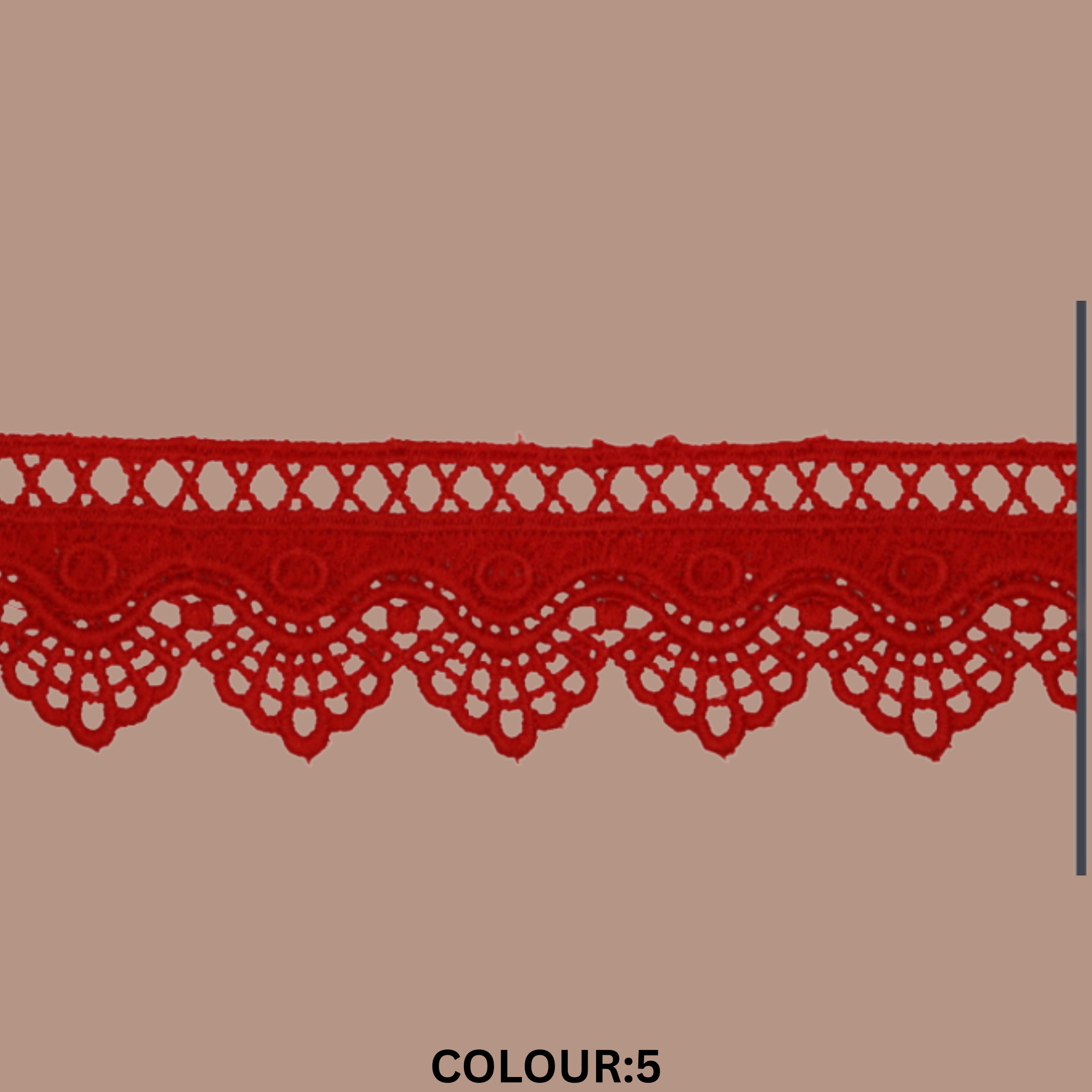 Guipure Lace Trimming – 4CM x 10MTR M-8 (M8)