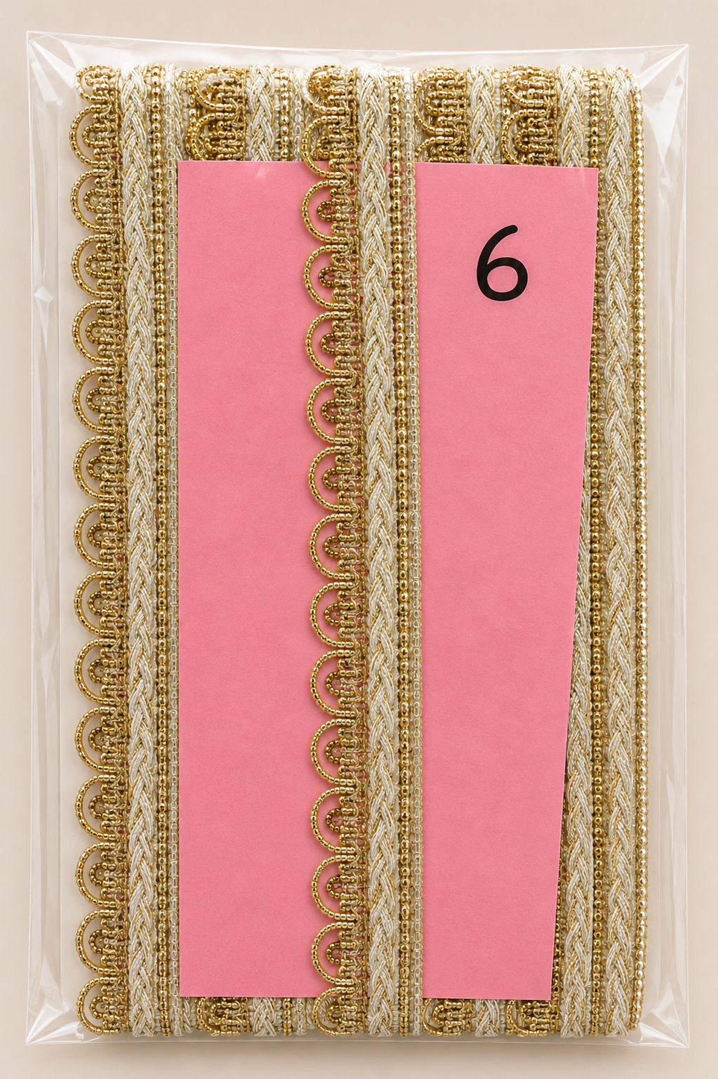 Premium Metallic Lace Trim – 2CM x 9MTR SL5462 (SL 5462 )