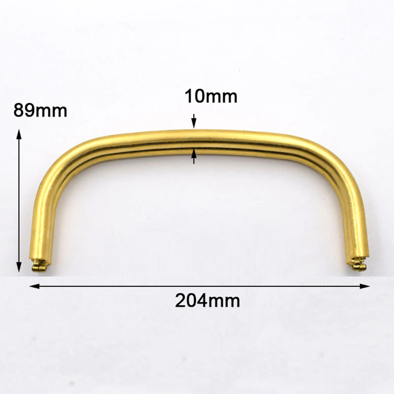PURSE HANDLE W/MAGNET:204x89MM (PFM-K217-BR204)