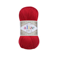 Alize Diva Silk Microfibre Yarn – 5 x 100g (500grm) (ALIZE/DIVA SILK)