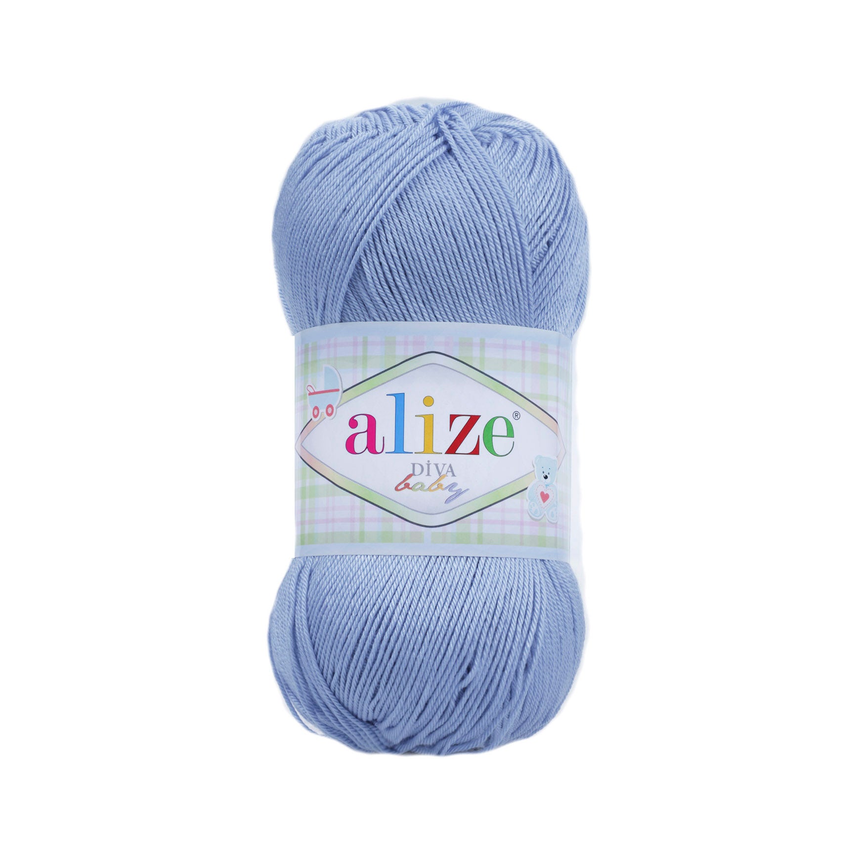 COT/ACY.YARN:5BLx100GR (500grm) (ALIZE/DIVA BABY)