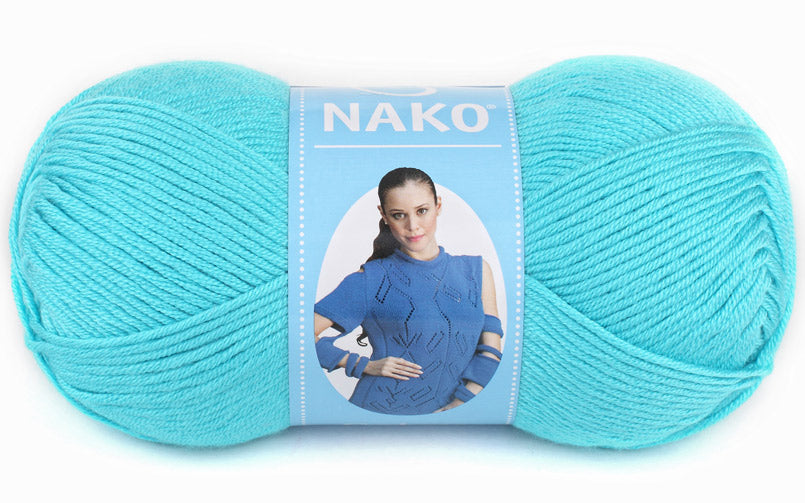 WOOL YARN:5BL/PKT (500GRM) (NAKO/SATEN)