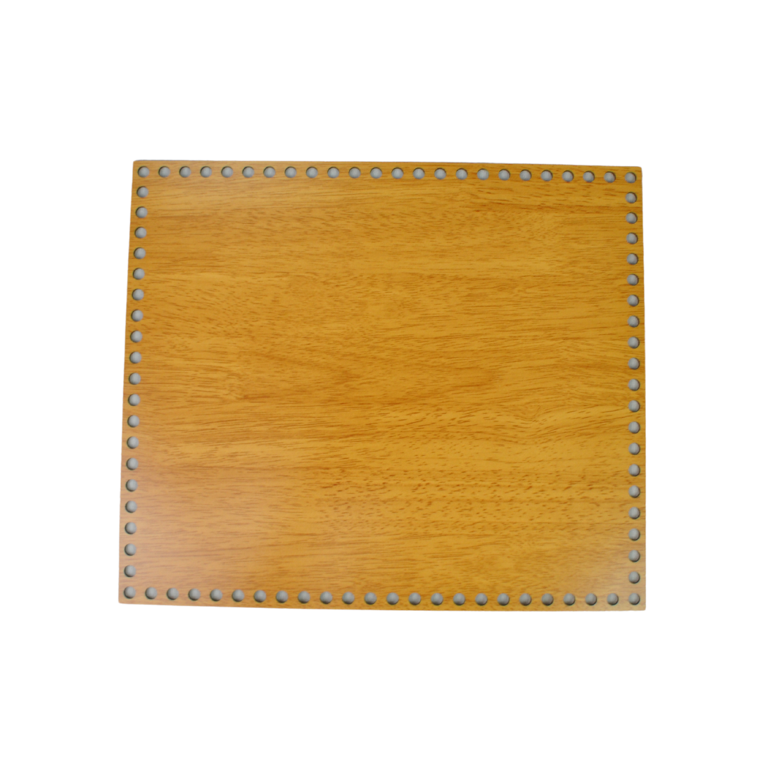 RECTANGLE CARVING DK.WOOD (SH/RECT-DW-35X30)