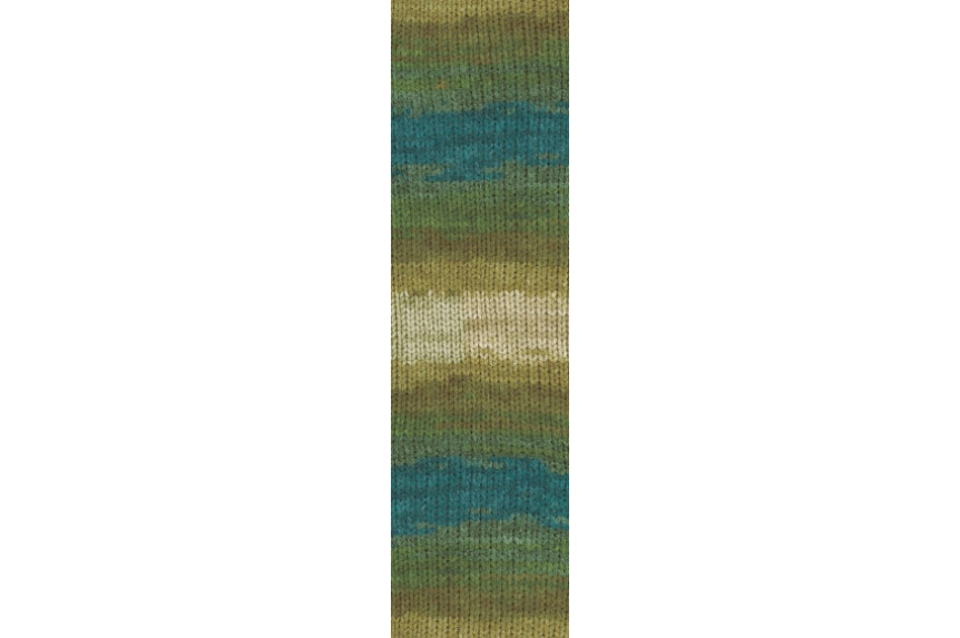 COT/ACY.YARN:5BLx100GR (500grm) (ALIZE/BURCUM BATIK)