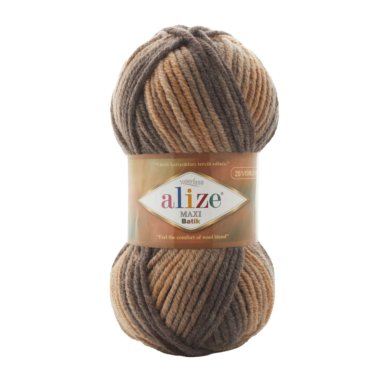 ACRY/WOOL YARN:100Gx5(500GRM) (ALIZE/MAXI BATIK)