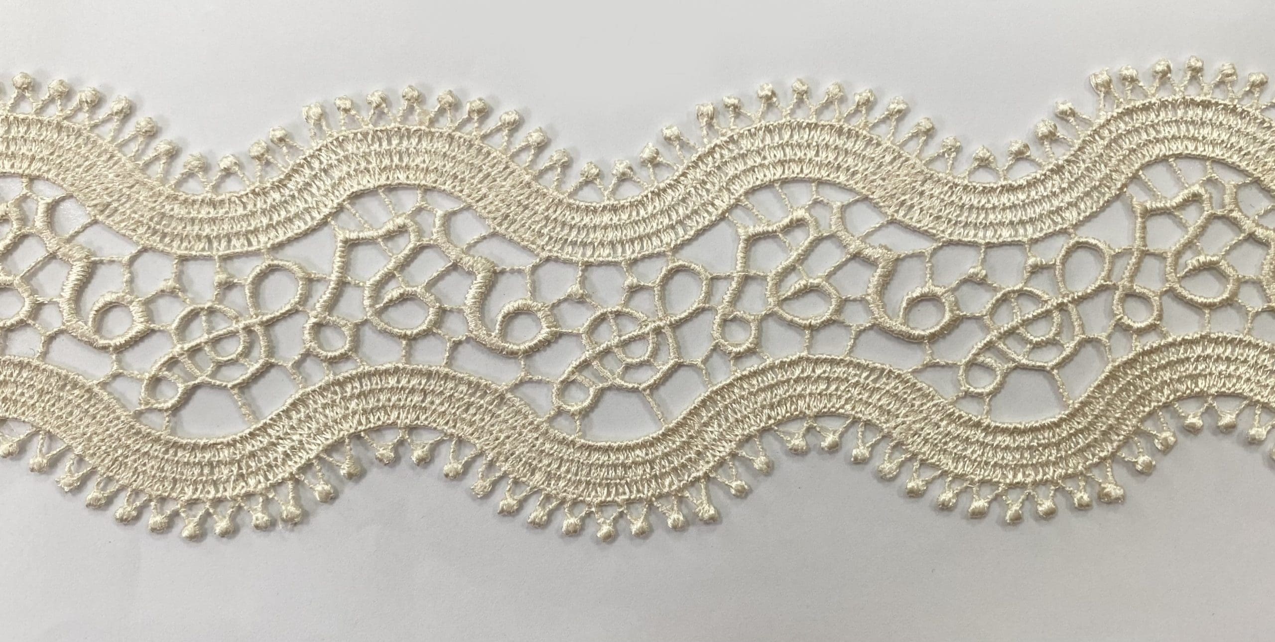 CH-CUT LACE W/POL:13.7MTx6.5CM (MA63-1073)