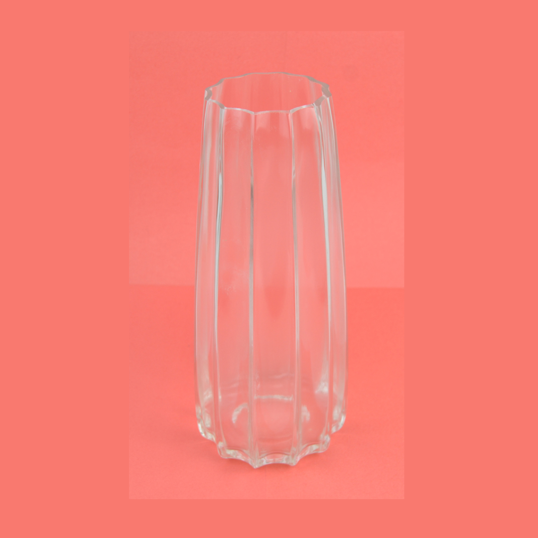 GLASS VASE:8.5*13.30CM (30SLDUJ)