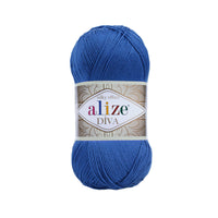 Alize Diva Silk Microfibre Yarn – 5 x 100g (500grm) (ALIZE/DIVA SILK)