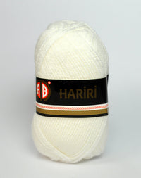 Hariri Acrylic Yarn – 40 g – Pack of 10 (400 g Total) (85014)