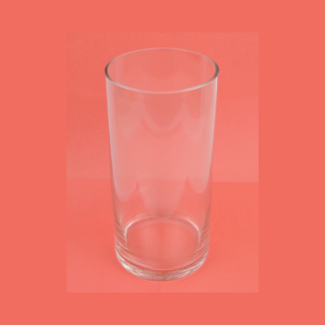 GLASS VASE:12*25CM (1225ZT)