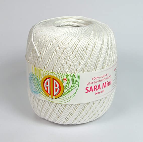100%COT.YARN:100GRx3BL (300GRM) (SARA MINI/3)
