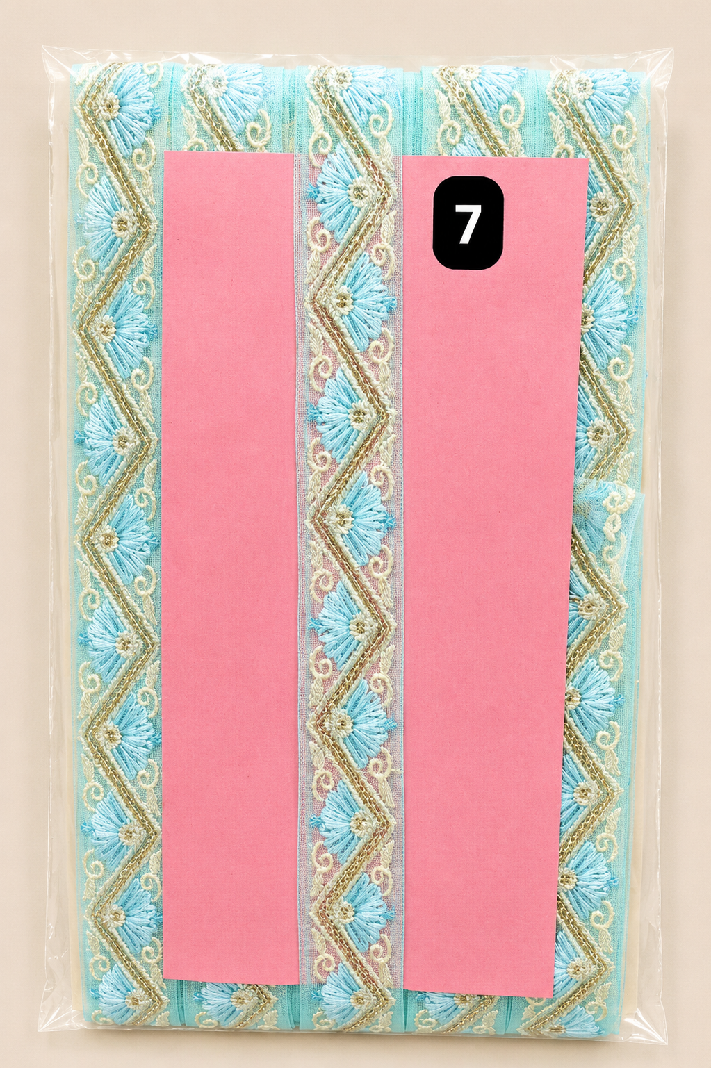 Premium Embroidery Lace Trim – 3CM x 9M SG 6803 (SG6803)