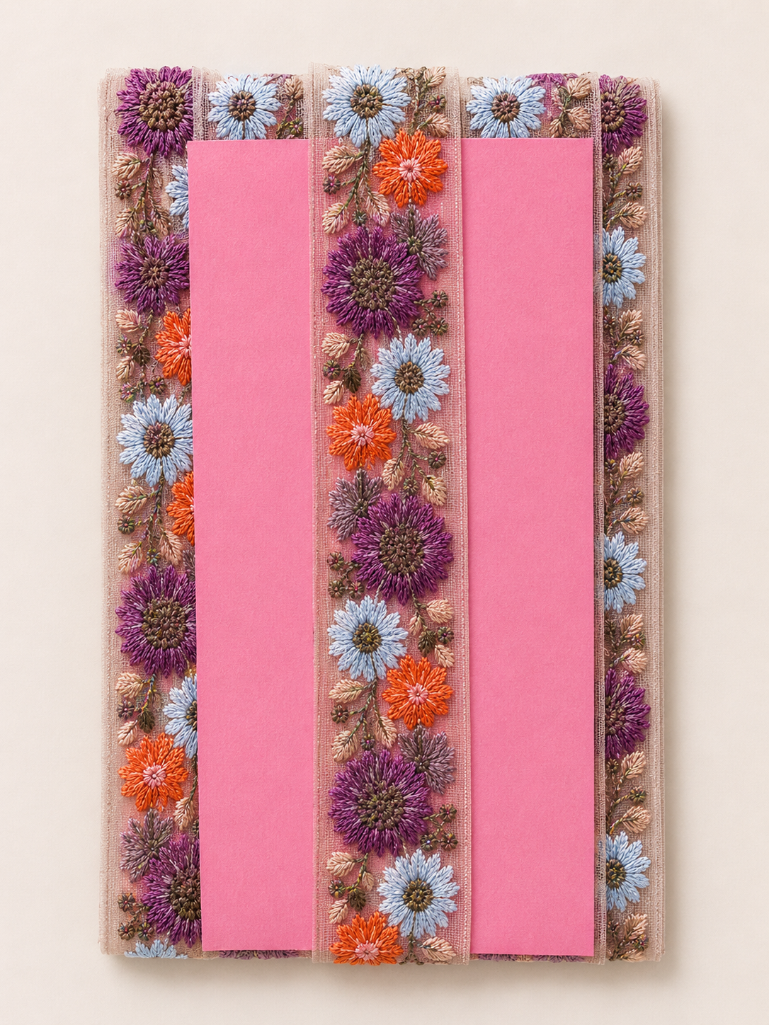 SG 6787 Floral Embroidered Lace Trim – 4CM x 9M