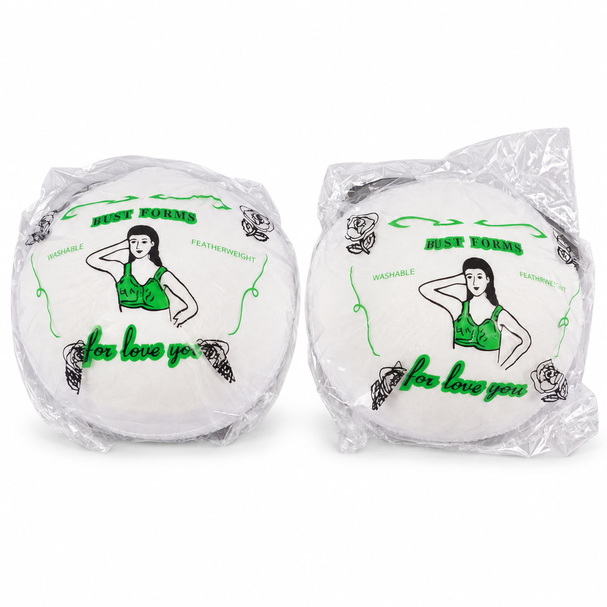 BRA PAD:75CM:12PR/PKT (718/SMALL) – white bra pads in original packaging