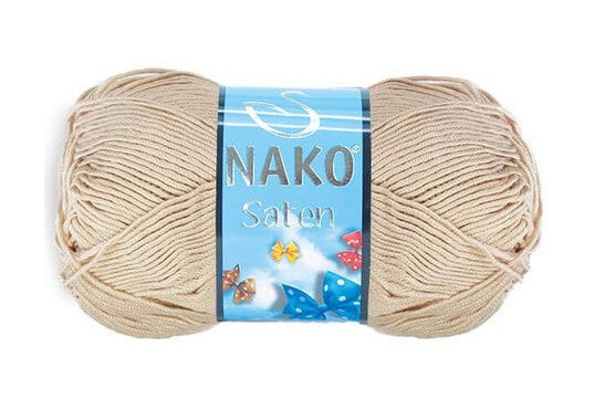 WOOL YARN:5BL/PKT (500GRM) (NAKO/SATEN)