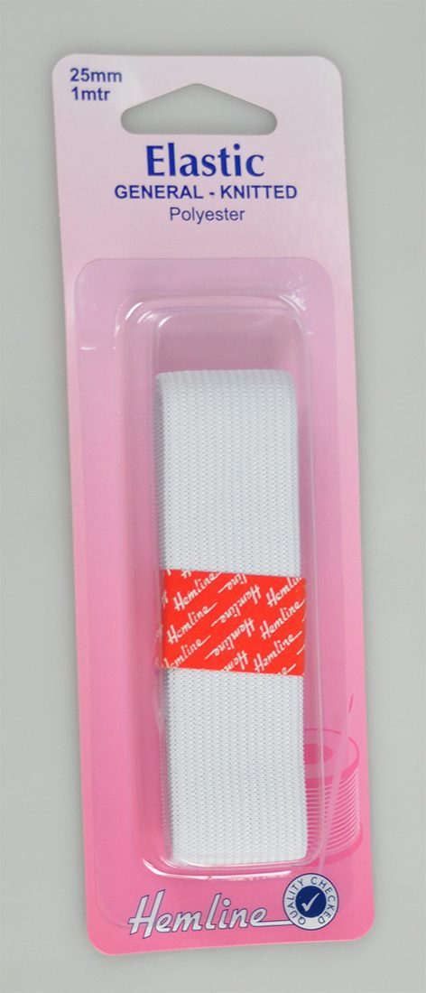 KNIT ELASTIC:25MMX1M:5PC (620.25)