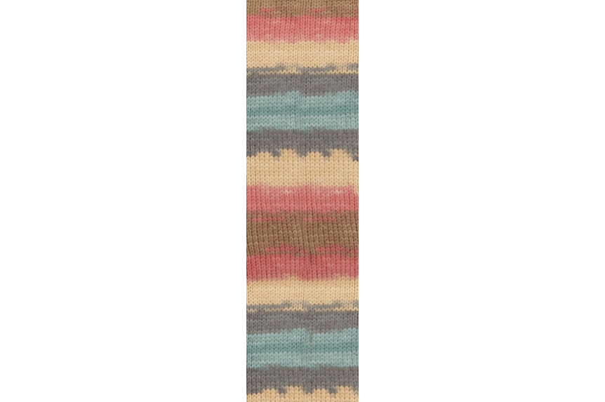 COT/ACY.YARN:5BLx100GR (500grm) (ALIZE/BURCUM BATIK)