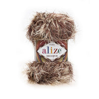 Alize Decofur Plush & Fancy Yarn – 5 x 100g (500GRM) (ALIZE/DECOFUR)