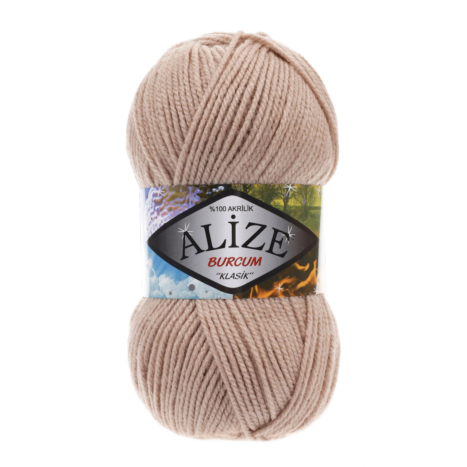 ACY.YARN:5BLx100GR (500grm) (ALIZE/BURCUM KLASIK)