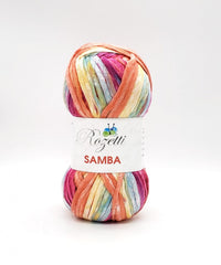 Samba Acrylic Fancy Yarn — 100 g × 5 Balls (ROZ/SAMBA)