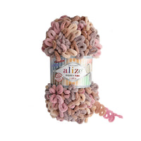 Alize Puffy Fine Color Loop Yarn – 5 x 100g (500GM) (ALIZE/PUFFY FINE-C)