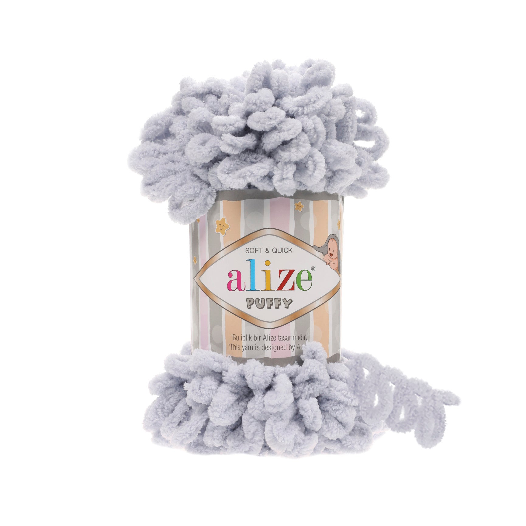 MICRO PL.YARN:5BLx100GR (500GM) (ALIZE/PUFFY)