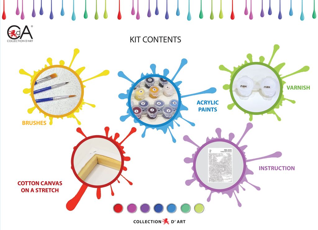 PAINT BY NUMBERS KIT:50X40CM (PBN-B025)