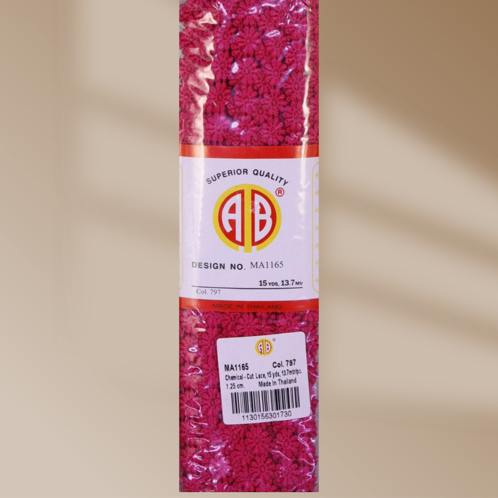Petite Daisy Chemical Cut Lace Trim (MA1165)