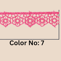 Floral Guipure Lace Trim – 1.5CM x 10M (M-1)