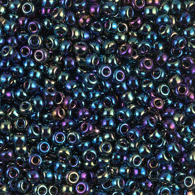 GLASS BEADS:5PKT (1/2KG) (MIY/RR-8/0-455)