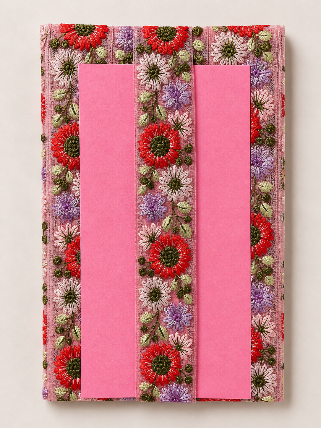 SG 6787 Floral Embroidered Lace Trim – 4CM x 9M